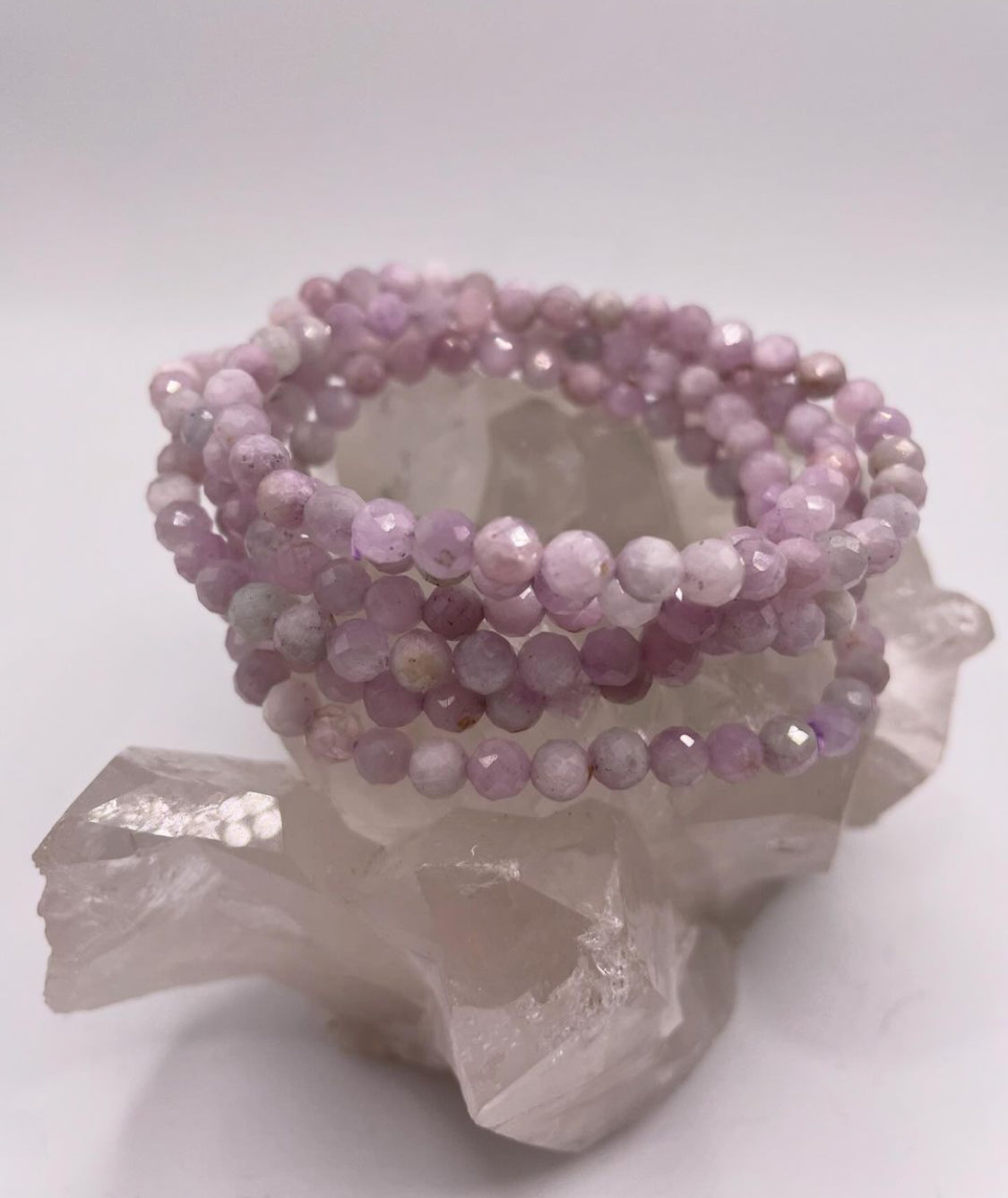Microfaceted Kunzite Bracelet
