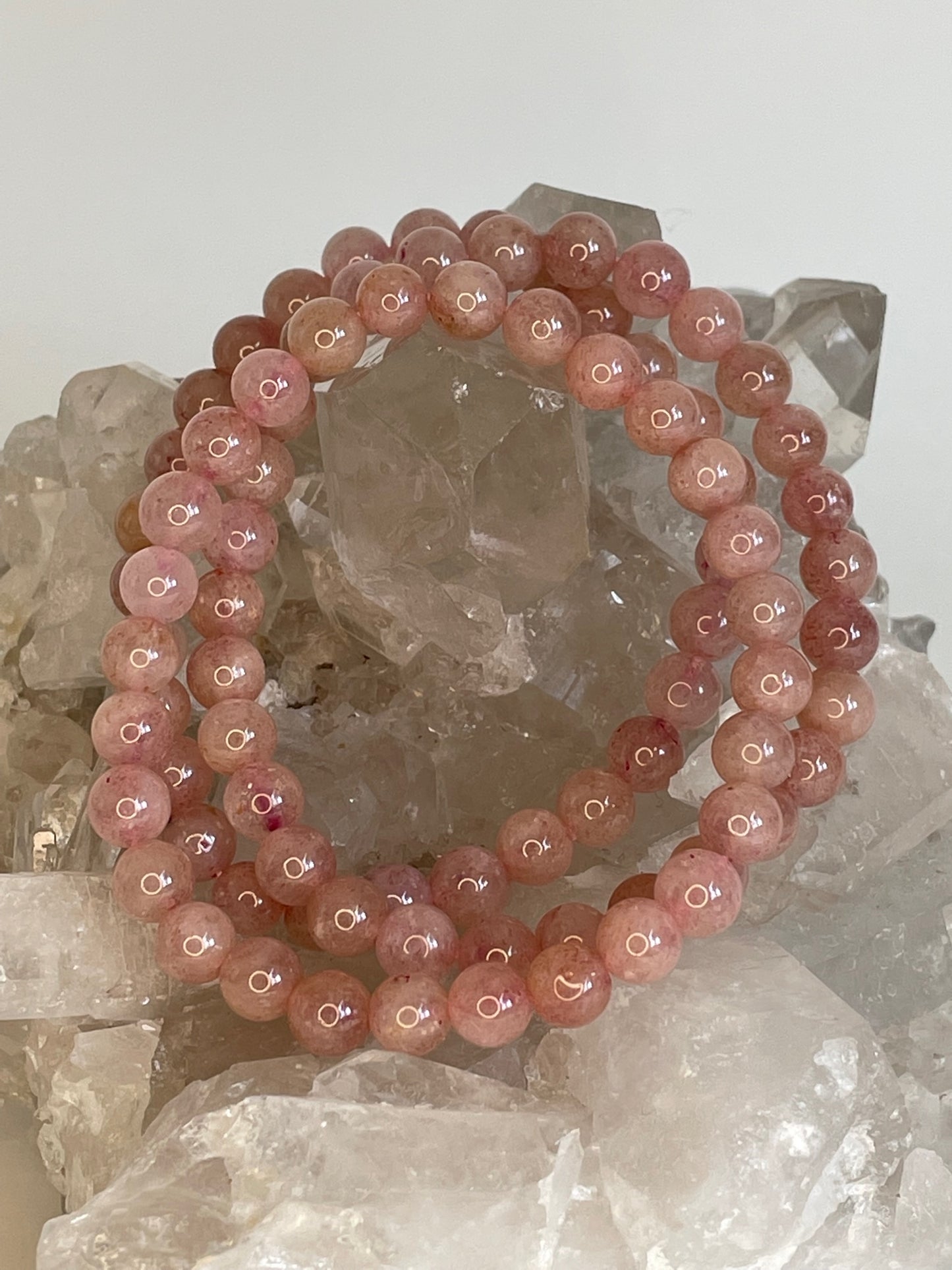 Strawberry Quartz Bracelet