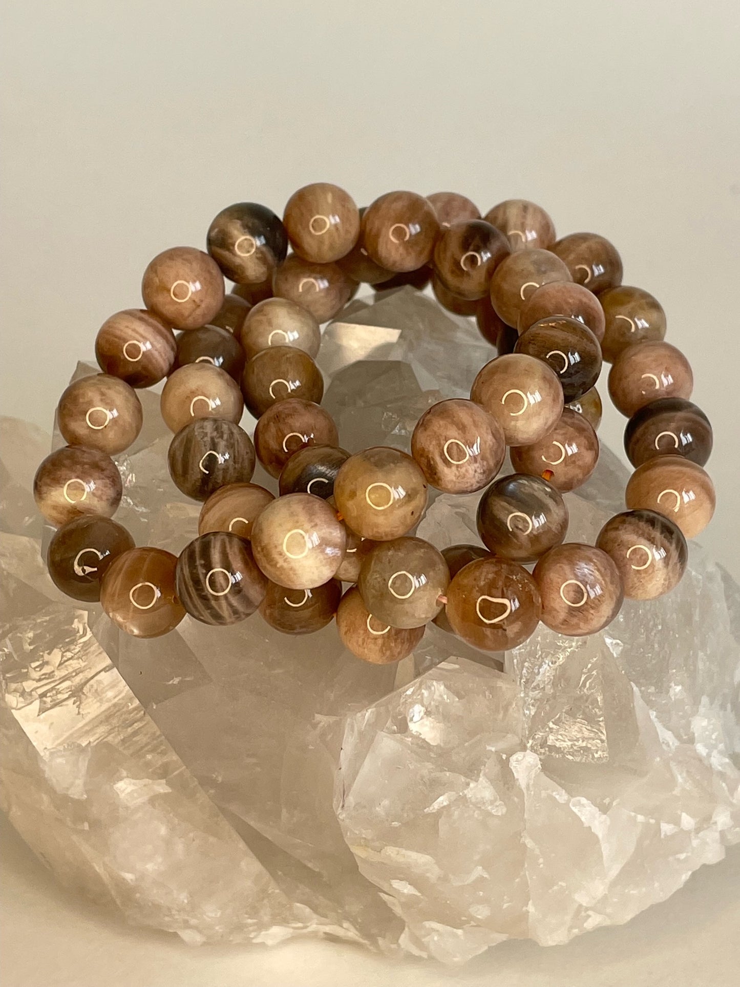 Peach Moonstone Bracelet