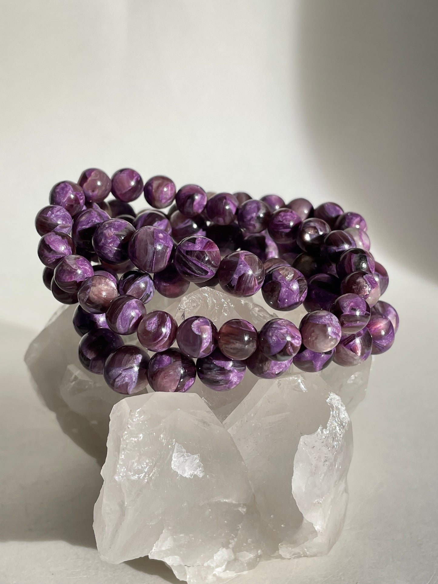Purple Mica Bracelet