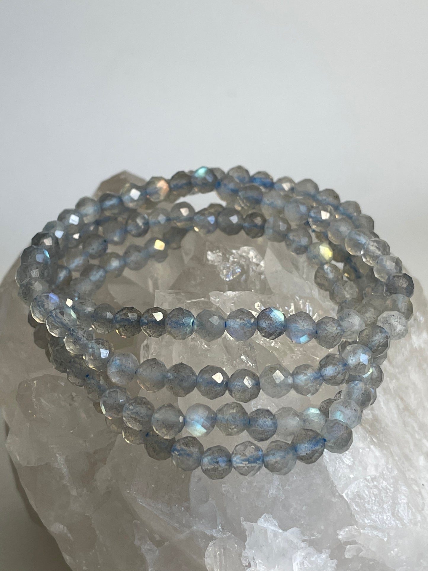 Microfaceted Labradorite Bracelet