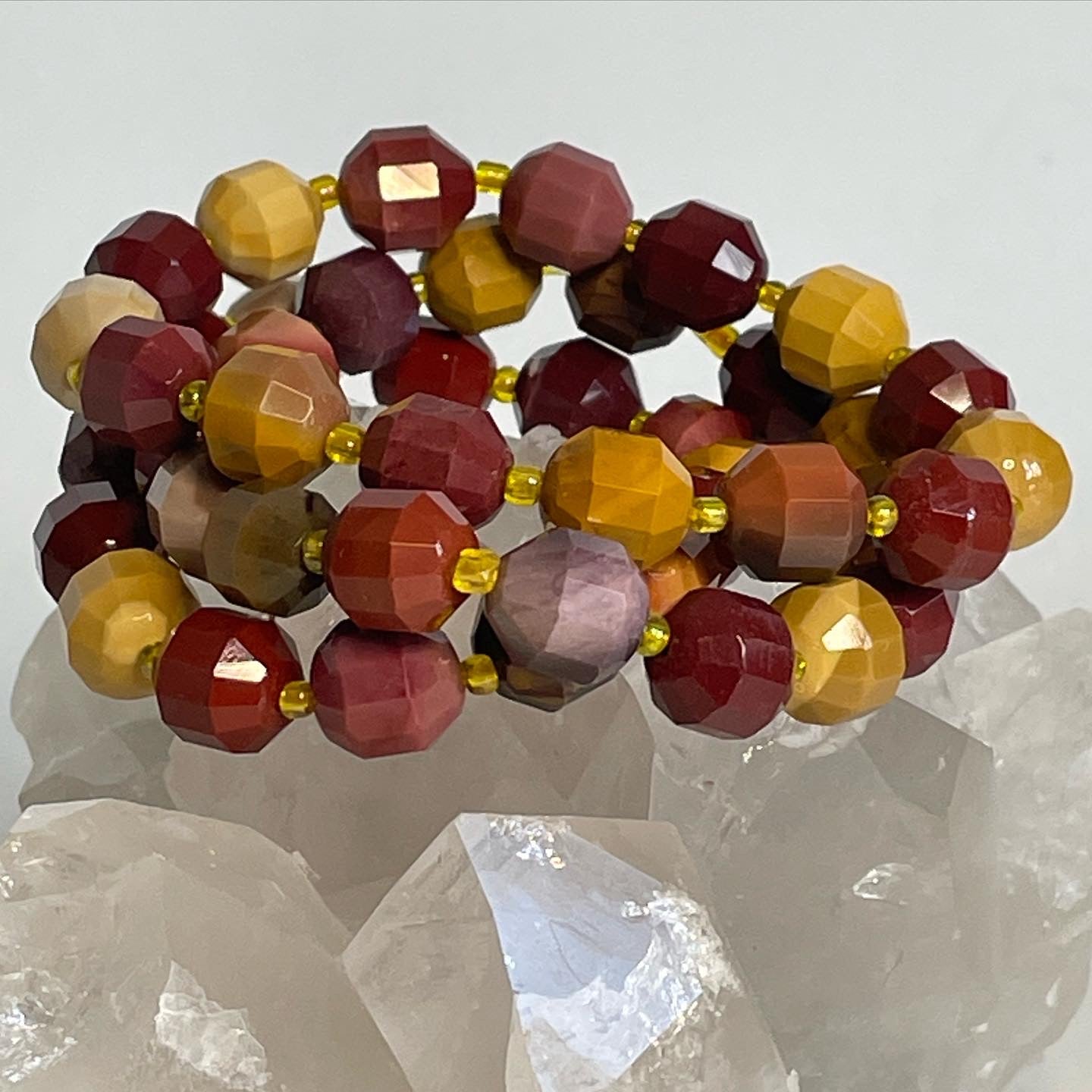Prism Cut Mookaite Bracelet